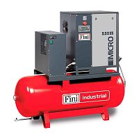 FINI MICRO 5.5-10-270 ES, 650 л/мин, 10 бар, ресивер 270 л, осушитель