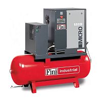 FINI MICRO 5.5-10-500 ES, 650 л/мин, 10 бар, ресивер 500 л, осушитель