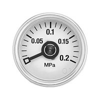 INDUTECH G33-4-01-XLC05 Манометр, Ø 30 мм, R1/8", 0-0.4 МПа