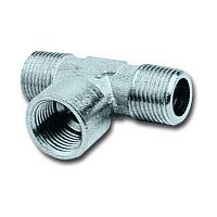 GAV 1257/2 Тройник, центр — внутренняя Rc1/4", боковые — наружная R1/4", 10 шт.