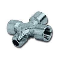 GAV 1259/3 Крестовина, 3 выхода — внутренняя Rc3/8", 1 выход — наружная R3/8", 1 шт.