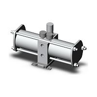 INDUTECH VBA40A-F04GN-XKV01, G1/2", 2:1, 1900 н.л/мин, выход до 1 МПа