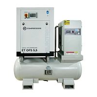 ET-COMPRESSORS OFS 5.5-10-200 ES belt, 470 л/мин, 10 бар, ресивер 200 л, осушитель