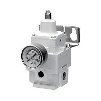INDUTECH IR3120-F04BG-XKV01, G1/2", 0.01-0.8 МПа, 5000 н.л/мин, пневмоуправление